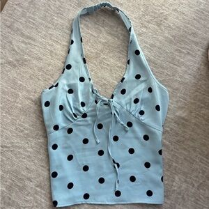 Polka Dot Halter Top
